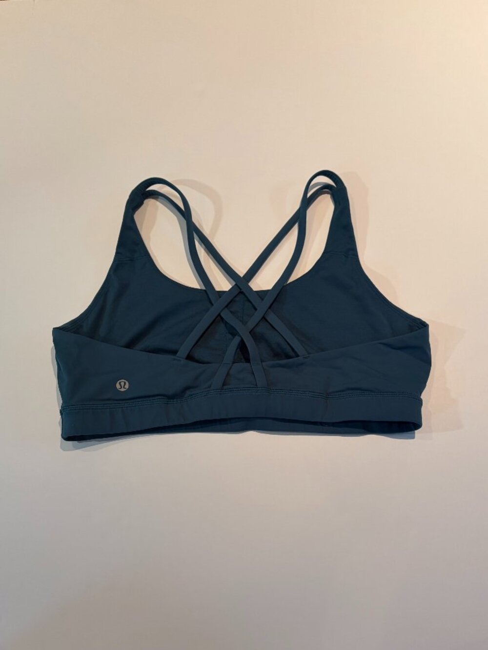 lululemon Energy Strappy Sports Bra — Teal, Size 14